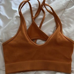 FP Movement by Free People Strappy Ribbed Free Throw Bra